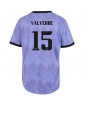 Real Madrid Federico Valverde #15 Auswärtstrikot für Frauen 2022-23 Kurzarm